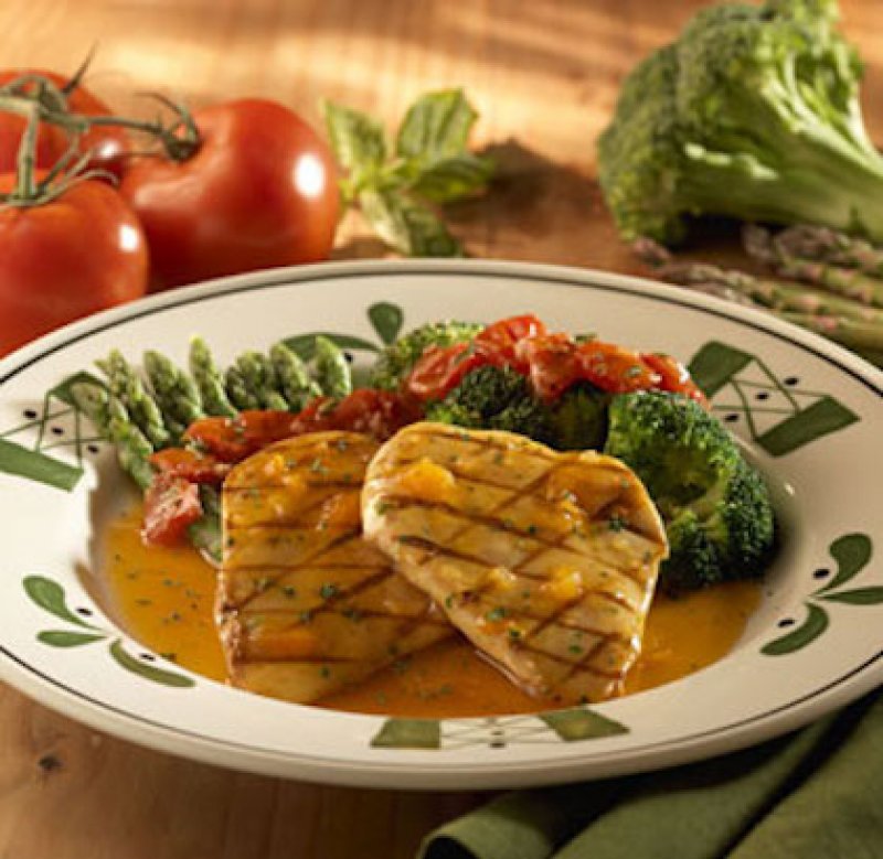 Poulet vénitien à l'abricot