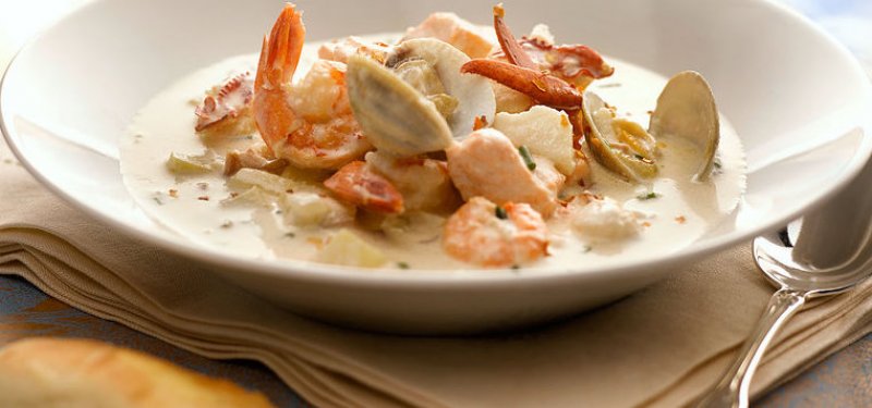 Chaudrée de fruits de mer du Fairmont