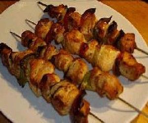 Marinated chicken skewer (2) 